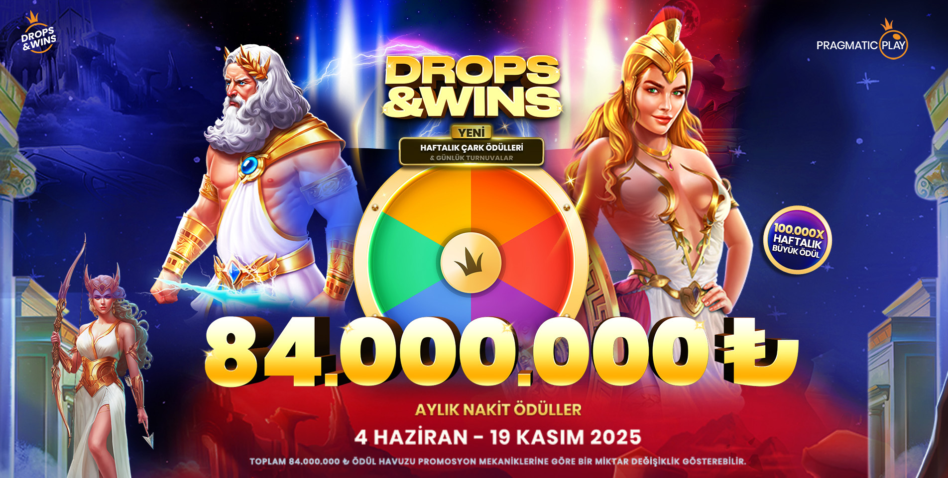 84.000.000 ₺ Pragmatic Play Ödül Havuzu